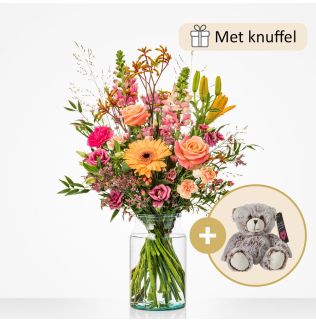 Cadeauset Voor de leukste (met knuffel) Cadeauset Voor de leukste (met knuffel)