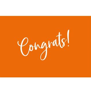 Congrats kaart Congrats kaart
