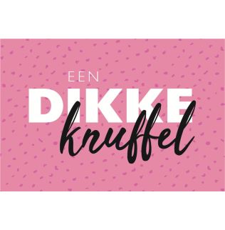 Roze dikke knuffel Roze dikke knuffel