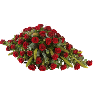 Rouwwerk Rouwarrangement rozen Rouwwerk Rouwarrangement rozen