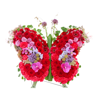 Rouwwerk Vlinder van liefde - Vlindervorm Rouwwerk Vlinder van liefde - Vlindervorm
