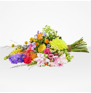 Rouwwerk Kleurenpracht - Rouwboeket Rouwwerk Kleurenpracht - Rouwboeket