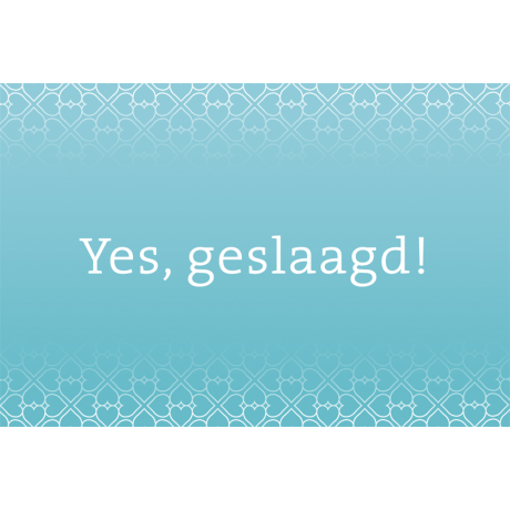 Geslaagd neutraal