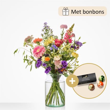 Boeket Cadeauset Kleurrijk gebaar Boeket Cadeauset Kleurrijk gebaar