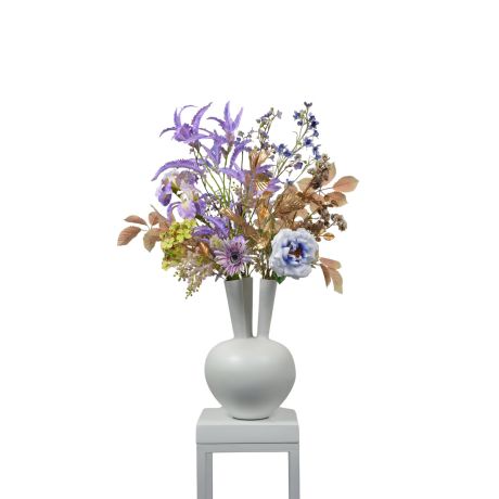 Zijden Boeket Isabel vaas Bombyxx 3 tuiten white Zijden Boeket Isabel vaas Bombyxx 3 tuiten white