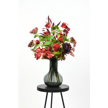 Zijden Boeket Ruby Red vaas Seim S grey Zijden Boeket Ruby Red vaas Seim S grey